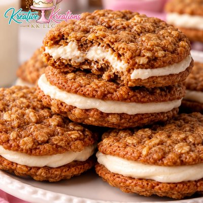 Homemade Oatmeal Creme Pies 