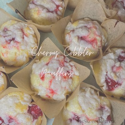 Cherry Cobbler Muffins 
