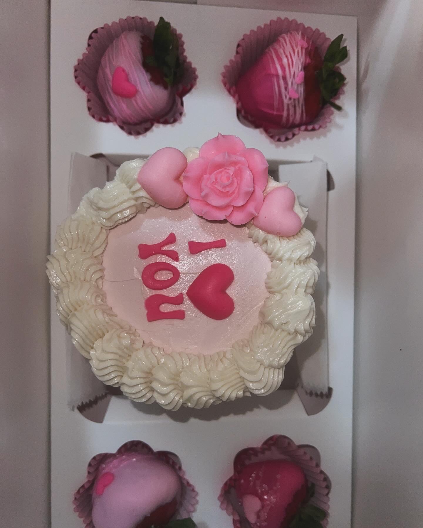 Chiquicake And 4 Matching Cupcakes