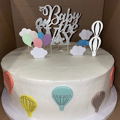 10” Buttercream Round ~38 Servings