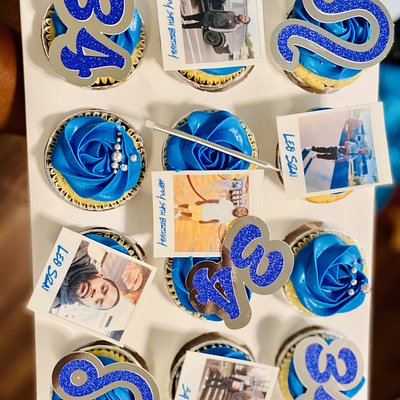 Birthday Cupcake Box