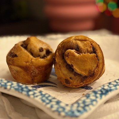 Chocolate Chip Cruffins