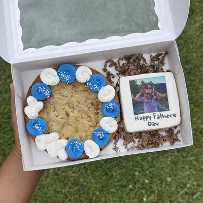 Mini Cookie Cake W/ Polaroid Sugar Cookie