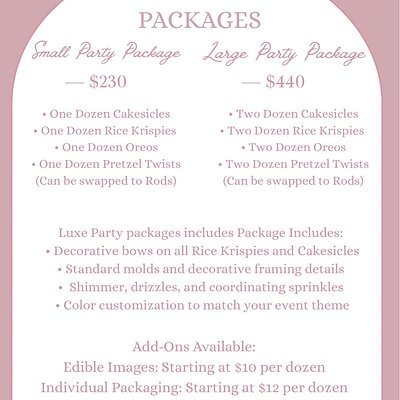 Small Party Package