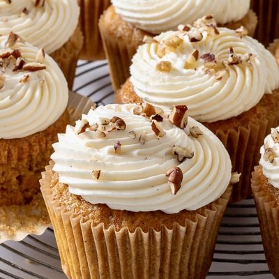 Gluten Free Carrot Cake  Cupcakes 12 Pack 