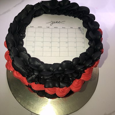6’ Circle Burn Away Cake 