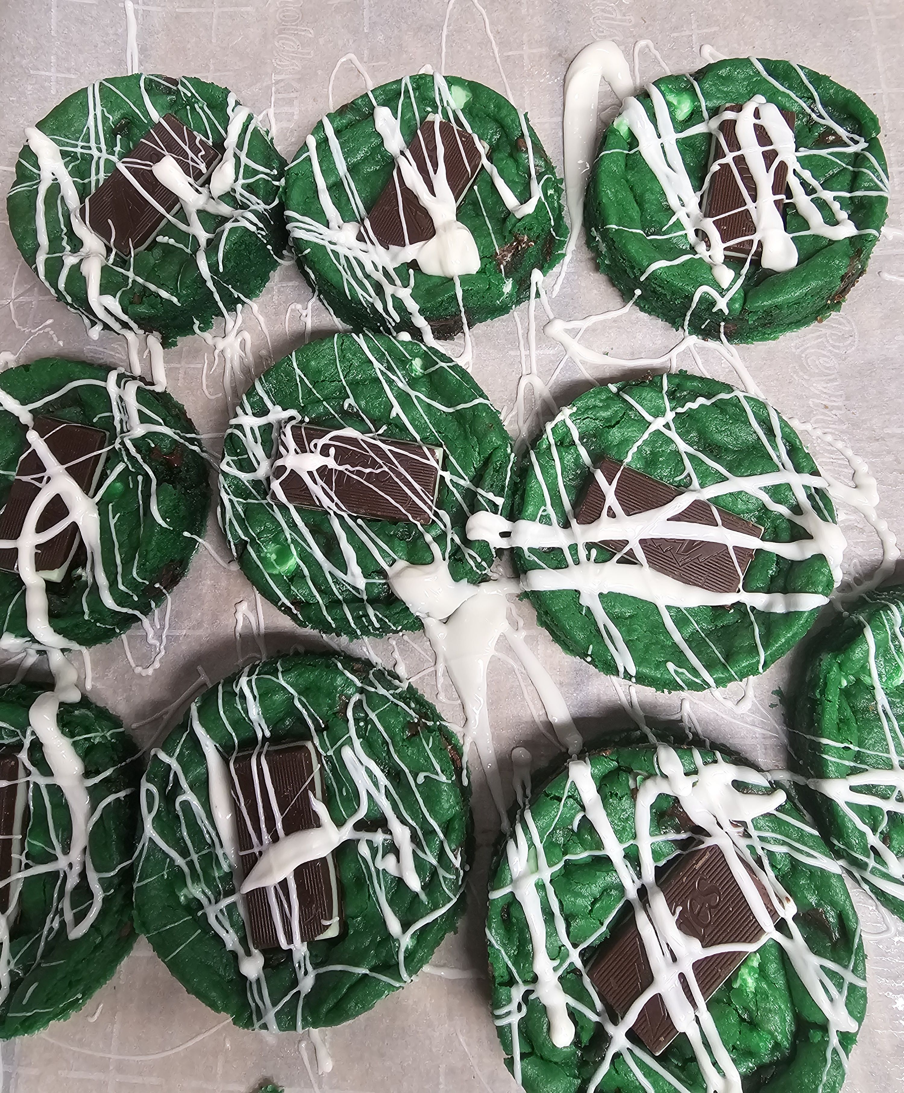 Mint chocolate chip cookie