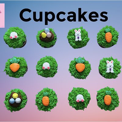 Easter Cupcakes 1 Dozen