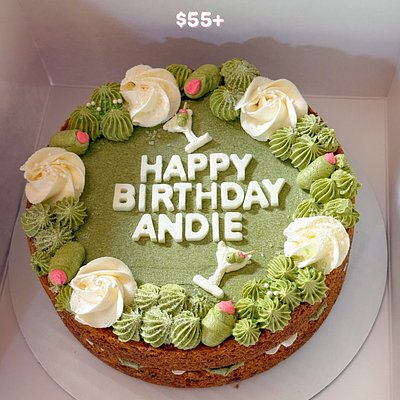 Custom Double Stack 8” Cookie Cake W/ Message 