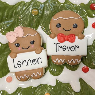 Personalized Gingerbread Girl/Boy Cookie 