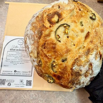 Cheddar jalapeño Sourdough