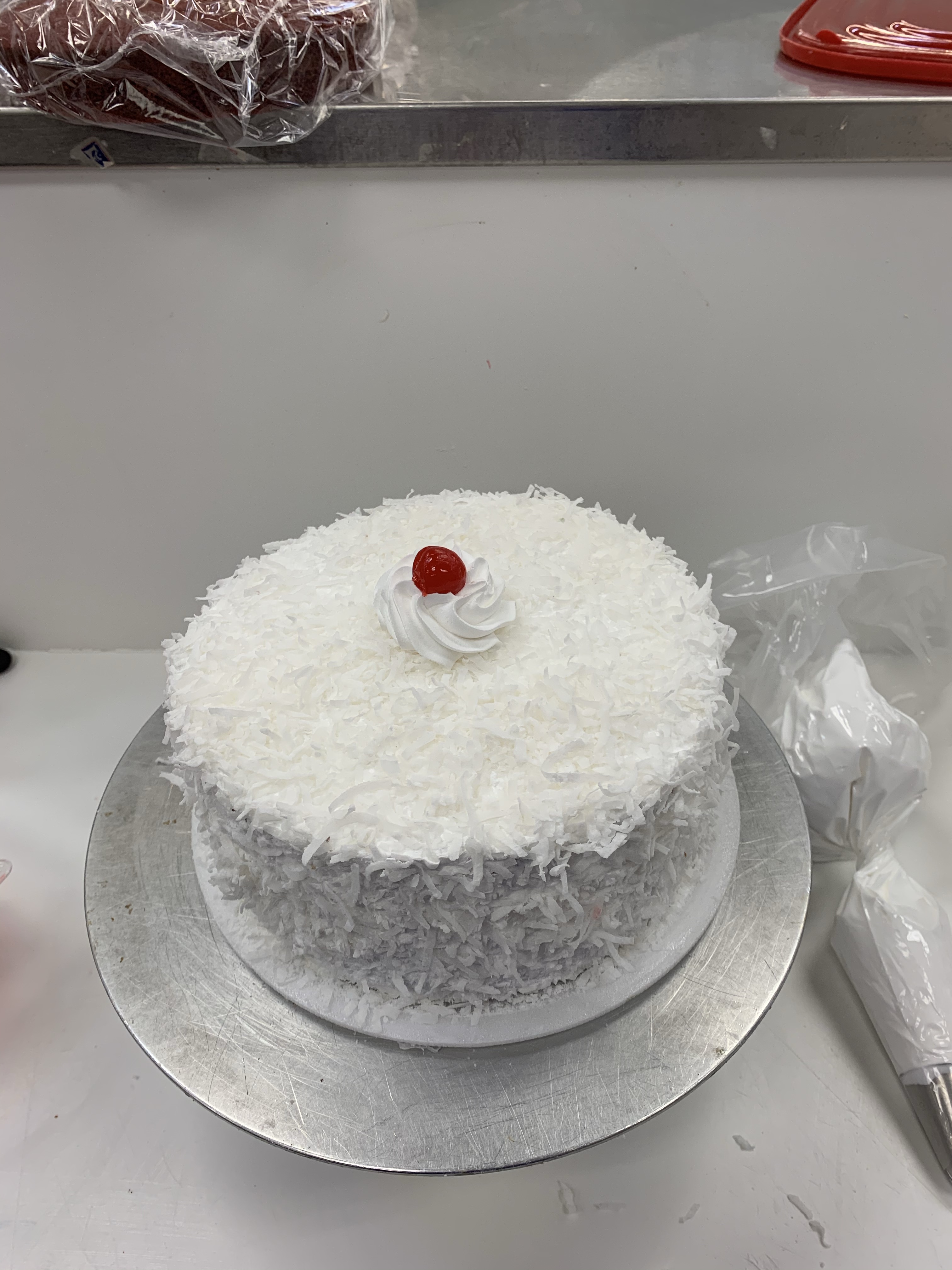 Layered Toasted Coconut Cake