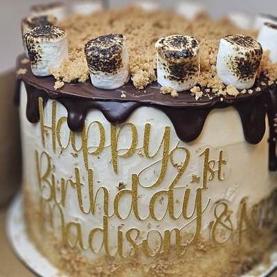 8" S'mores Cake