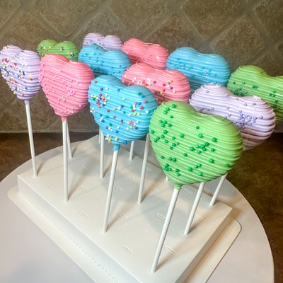 Cake Pops - Heart (12)