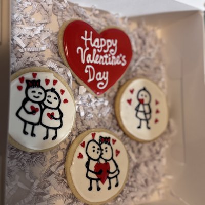 4 Cookie valentine Set