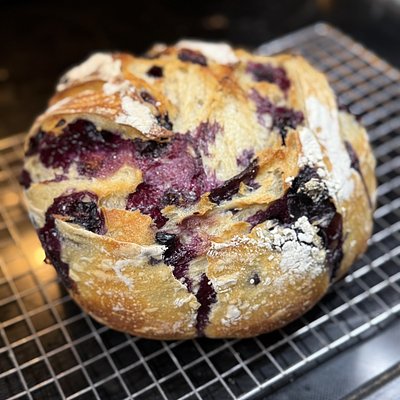 Blueberry Lemon Sourdough Bread 
