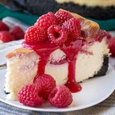 White Chocolate And Raspberry Cheesecake/ 10 Inch