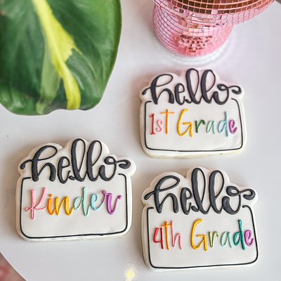 “Hello” Grade Cookie