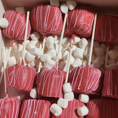 Dipped Jumbo Marshmallows 