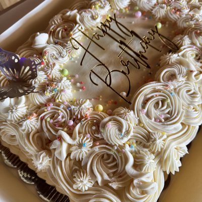 3 Layer Slab Party Cake 