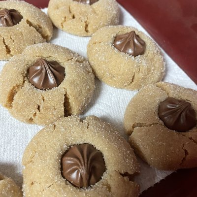 One Dozen Peanut Butter Blossom Specialty Cookies 