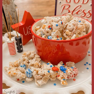 Patriotic Chocolate Candy Popcorn 