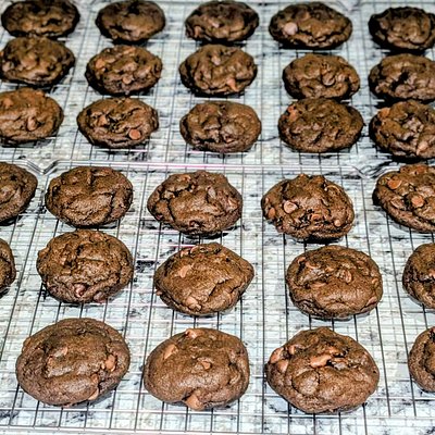 Double Chocolate Chip Cookies 