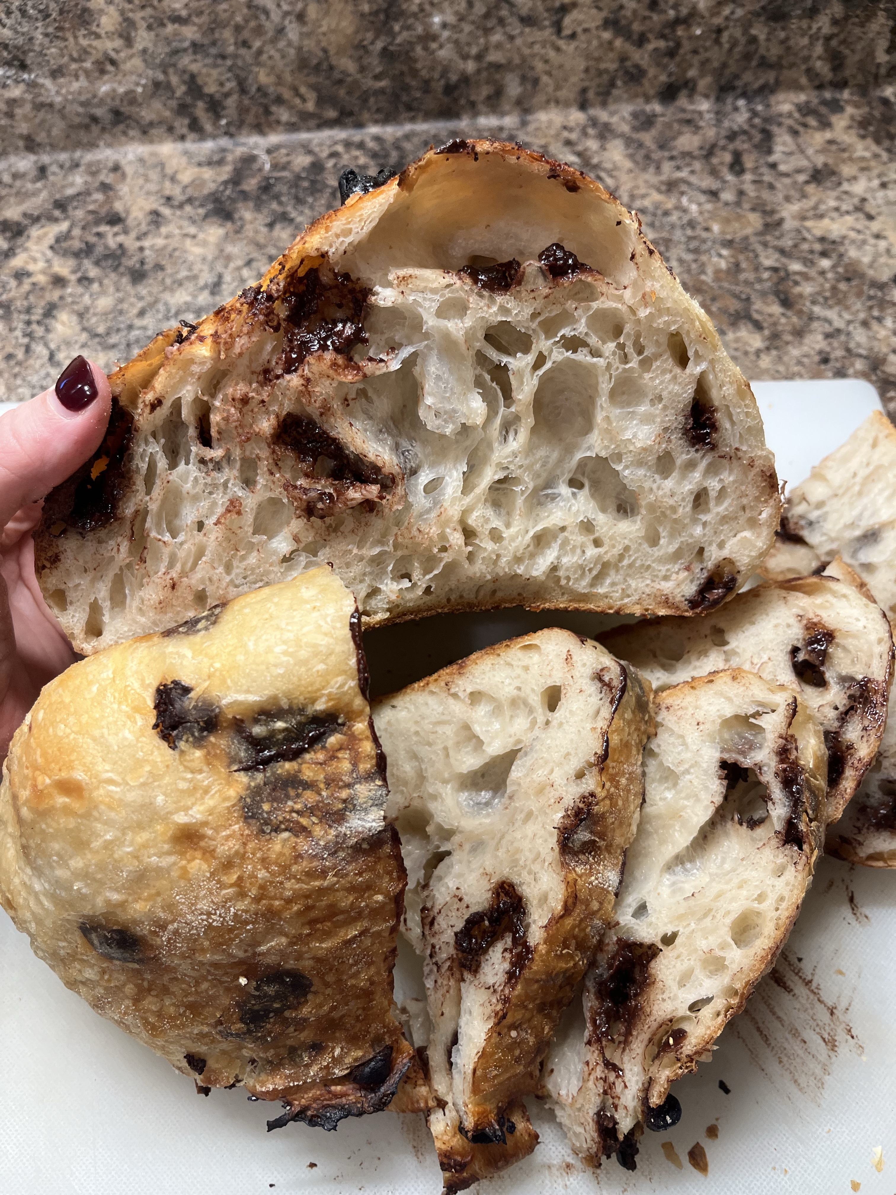 Chocolate Chip Sourdough Bread