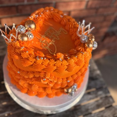 Vintage Heart Cake 
