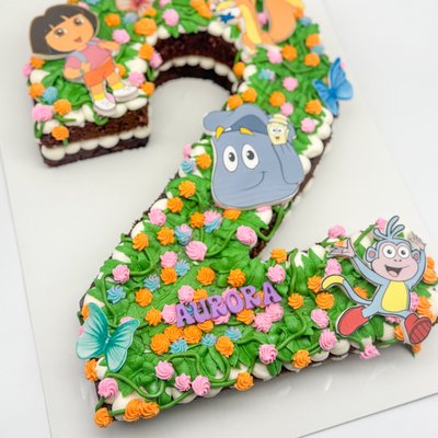 Number And Letter Cake