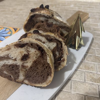 Small Chocolate Swirl Sourdough Loaf