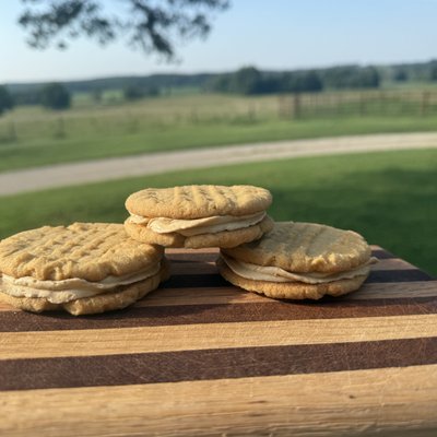 1 Dozen Of Peanut Butter Sandwich Cookies 