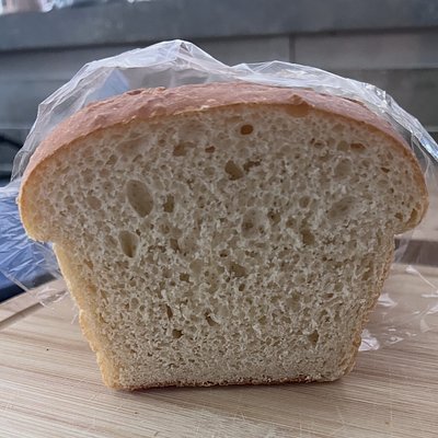 White Sandwich Bread Loaf