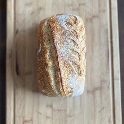 Whole Grain Sourdough Tin Loaf