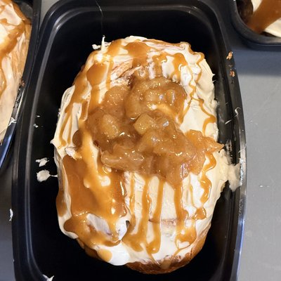 Caramel Apple Pie Cinnamon Roll
