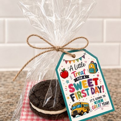 First Day Of School School Packaged Oatmeal Cream Pie