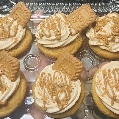 Biscoff Cookie Butter Cupcakes