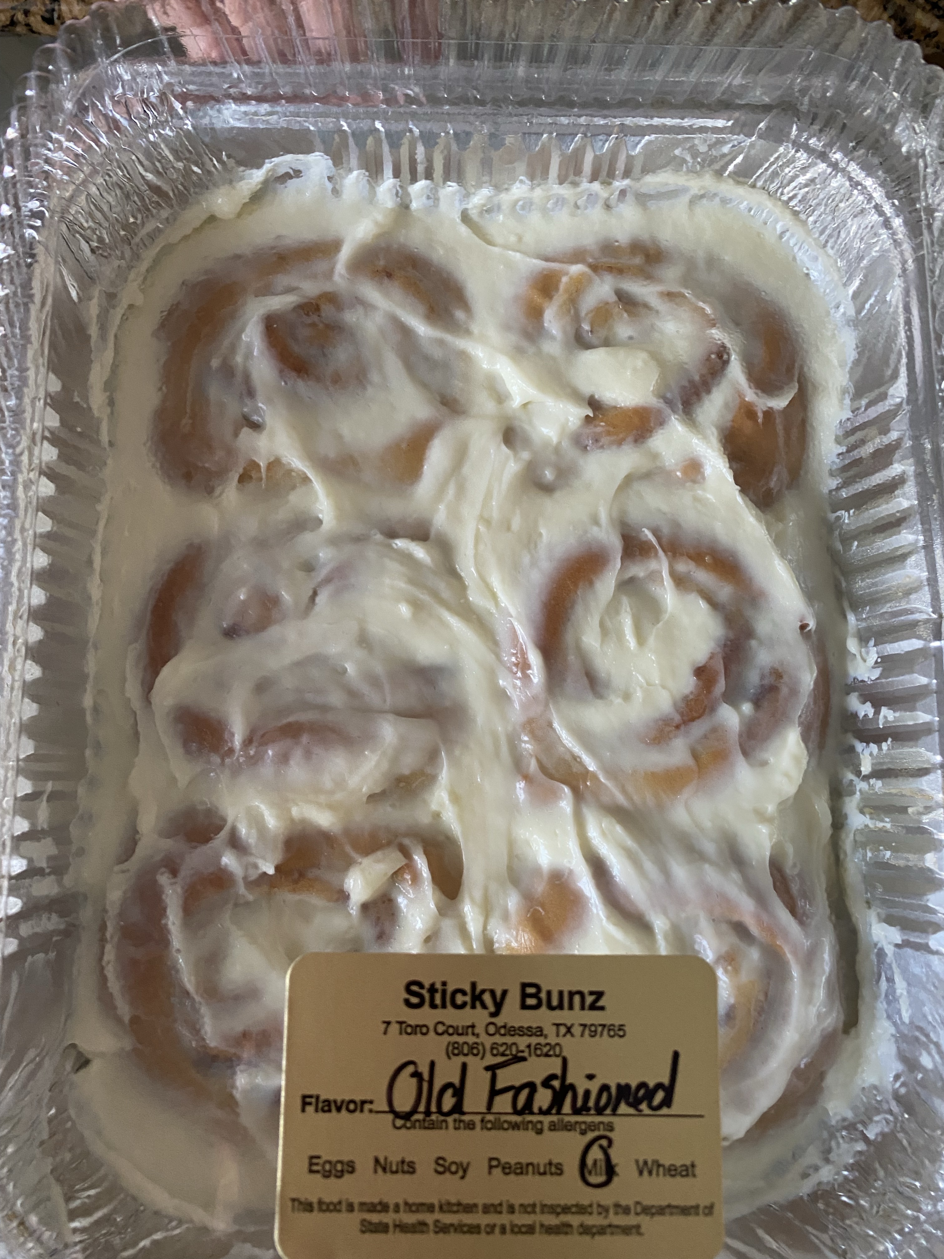 Ole Fashioned with Cream Cheese Frosting