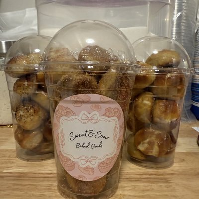 Salted Sourdough Pretzel Bites (16oz cup)