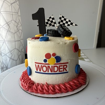 4” 2 Layer Cake (Smash Cake Size) (feeds 4)