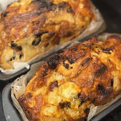 Sun-dried Tomato, Basil And Mozzarella Sourdough Loaf