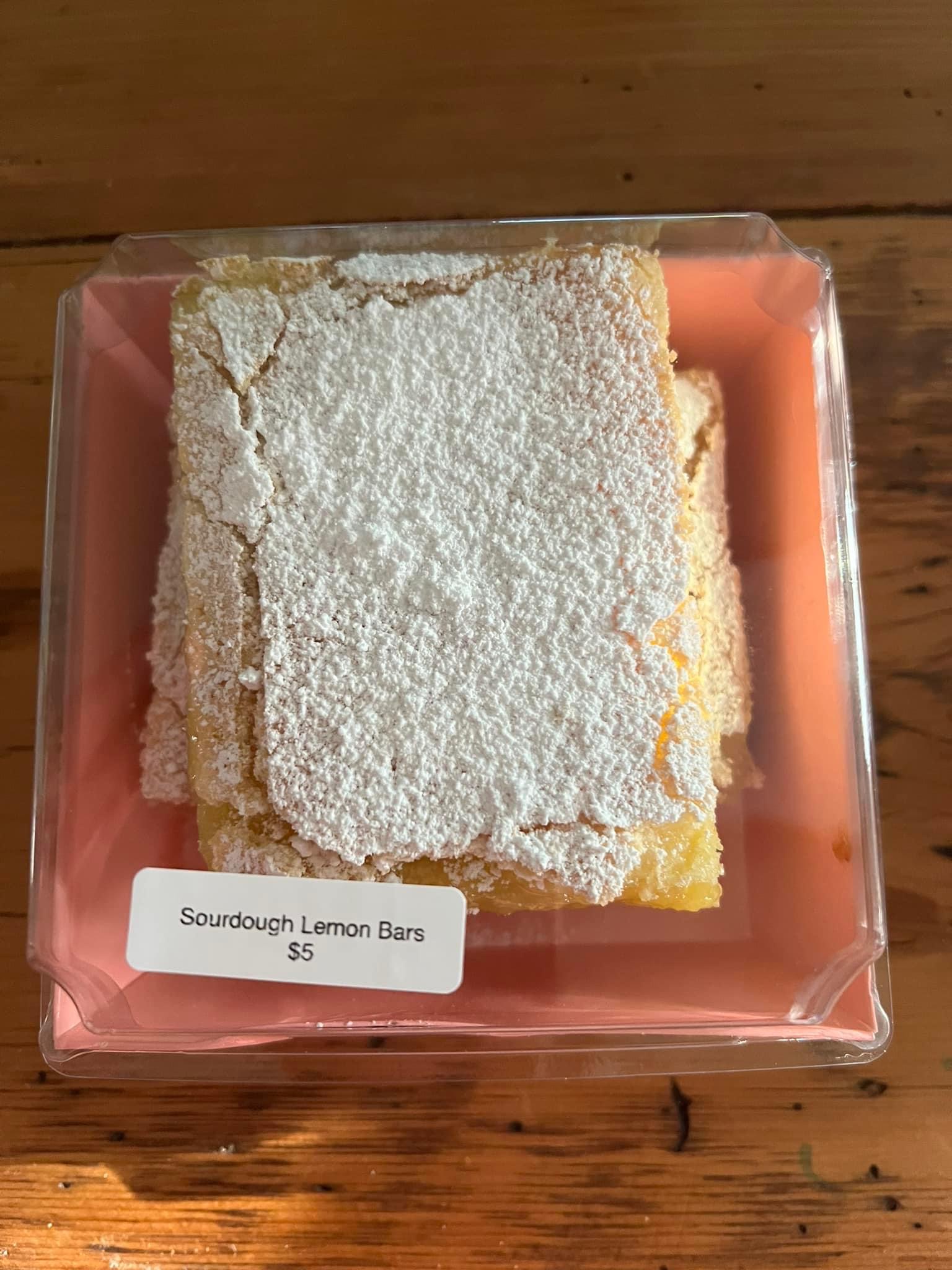 Sourdough Lemon Bars 