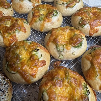 Sourdough Bagels 