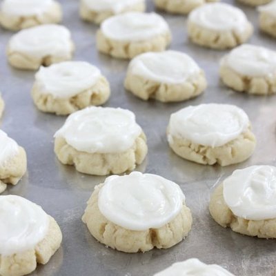 Mini Frosted Sugar Cookies