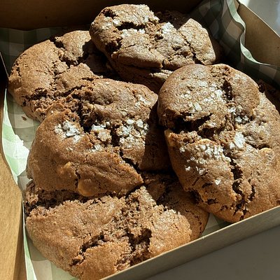 4-pack NYC Style  Chocolate Peanut Butter Chip Sourdough Cookies