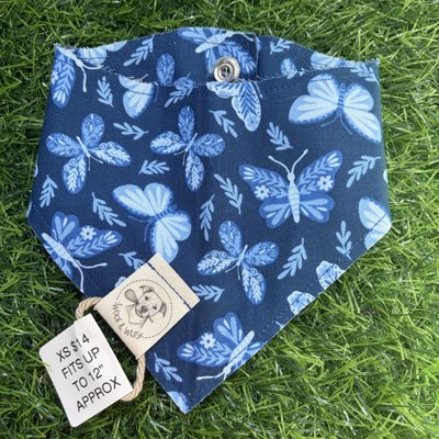 Extra Small Navy & Blue Butterflies