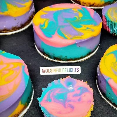 Tye Dye Cheesecake- Pick-Up To 3 Colors
