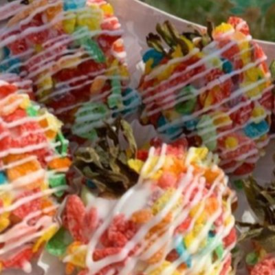 Fruity Pebble Dipped Berries 6ct