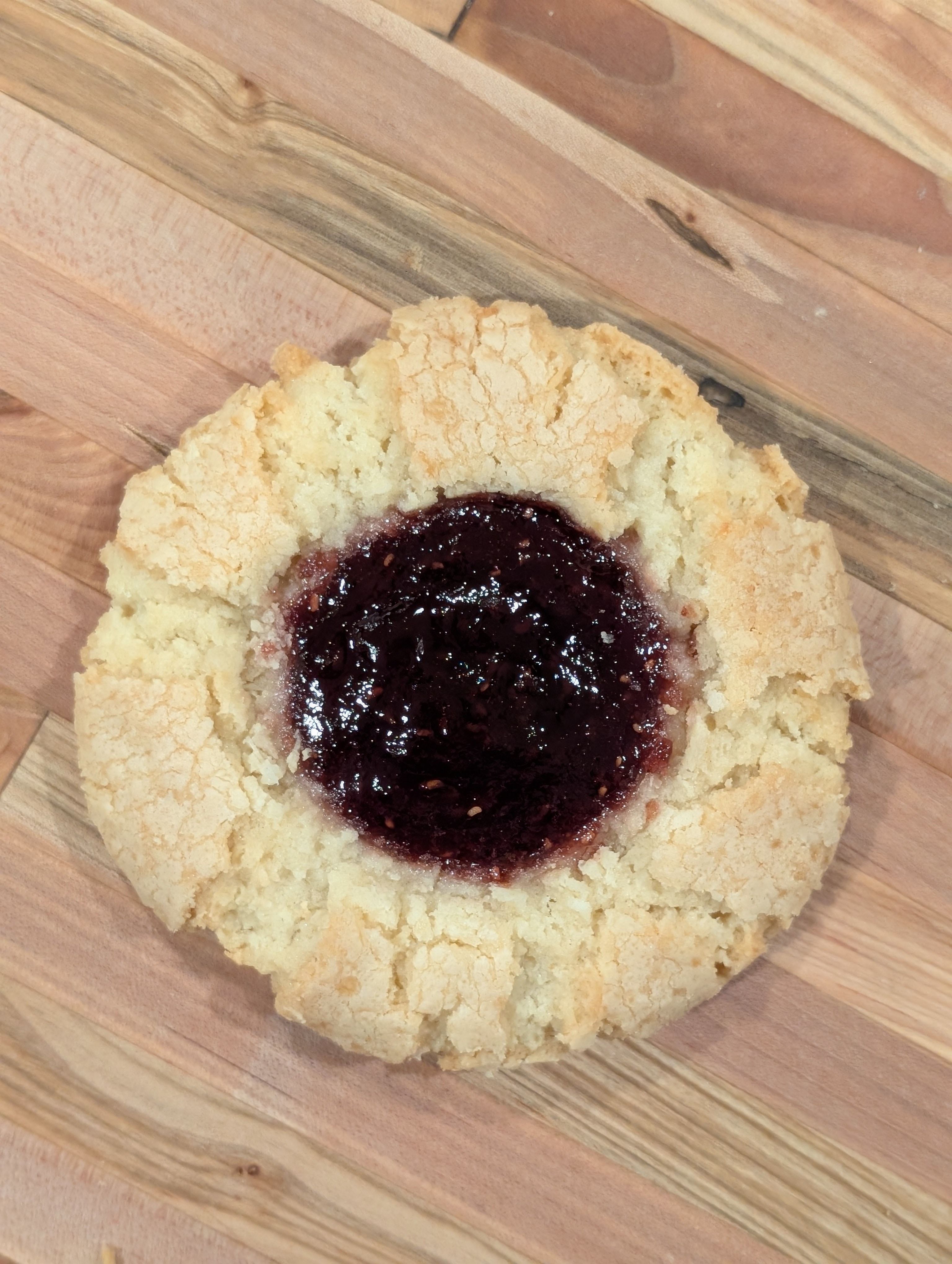 Coconut Raspberry Thumbprints (Large)