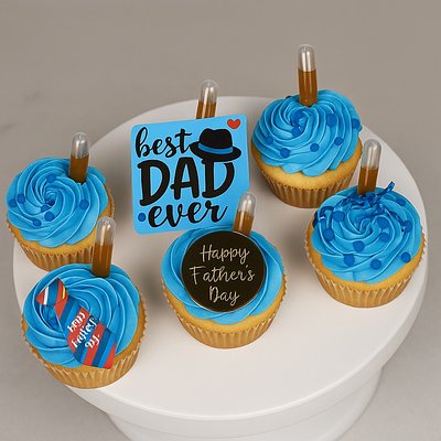 Fathers Day Infused Cupcakes 